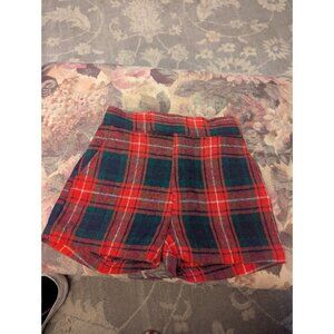 Vintage Scottish Tartan Plaid Wool Christmas Imp Originals Shorts Toddler